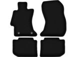 Tappetini In Velluto Per Subaru Xv (2011-2017, Crossover) Neri, Set 4 Pz, Con Fissaggi