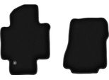 Tappetini In Velluto Per Nissan NV200 (2009-, Furgone) Neri, Set 4 Pz, Con Fissaggi