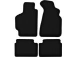Tappetini In Velluto Per Toyota Celica V (1989-1993, Cabrio, Coupé, Liftback) Neri, Set 4 Pz, Con Fissaggi