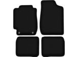 Tappetini In Velluto Per Toyota Corolla E10 (1992-1997, Hatchback, Station Wagon, Berlina) Neri, Set 4 Pz, Con Fissaggi