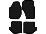 Tappetini In Velluto Per Toyota RAV4 I (1994-2000, Suv) Neri, Set 4 Pz, Con Fissaggi