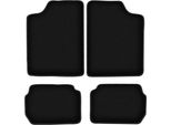 Tappetini In Velluto Per Suzuki Swift Ii (1988-2004, Hatchback, Berlina) Neri, Set 4 Pz, Con Fissaggi