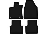 Tappetini In Velluto Per Nissan Qashqai I J10 (Szeroki) (2007-2013, Crossover) Neri, Set 4 Pz, Con Fissaggi
