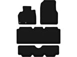 Tappetini In Velluto Per Renault Espace Iv (2002-2012, 7 Posti) Neri, Set 4 Pz, Con Fissaggi