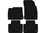 Tappetini In Velluto Per Porsche Cayenne Iii (2018-, Suv) Neri, Set 4 Pz, Con Fissaggi