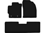 Tappetini In Velluto Per Toyota Corolla E16 (2013-2019, Berlina, Hatchback) Neri, Set 3 Pz, Con Fissaggi