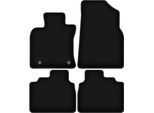 Tappetini In Velluto Per Toyota Camry Ix (2017-, Berlina) Neri, Set 4 Pz, Con Fissaggi
