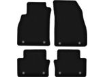 Tappetini In Velluto Per Opel Insignia A Fl (2013-2017, Berlina, Liftback, Station Wagon) Neri, Set 4 Pz, Con Fissaggi