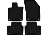 Tappetini In Velluto Per Volvo S60 Ii (2018-, Station Wagon, Berlina) Neri, Set 4 Pz, Con Fissaggi