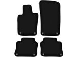 Tappetini In Velluto Per Porsche Panamera (2009-2016, Fastback) Neri, Set 4 Pz, Con Fissaggi