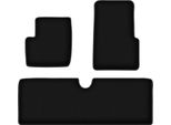 Tappetini In Velluto Per Renault Espace Iii (1996-2002, Minivan) Neri, Set 3 Pz, Con Fissaggi