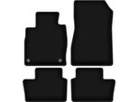 Tappetini In Velluto Per Nissan Juke Ii F16 (2019-, Crossover) Neri, Set 4 Pz, Con Fissaggi