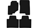 Tappetini In Velluto Per Ssangyong Rexton Ii (2017-, Suv) Neri, Set 4 Pz, Con Fissaggi