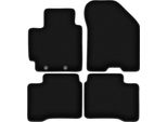 Tappetini In Velluto Per Suzuki Swift Vi (2017-, Hatchback) Neri, Set 4 Pz, Con Fissaggi