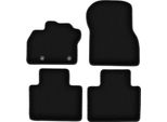 Tappetini In Velluto Per Renault Zoe Ii (2018-, Hatchback) Neri, Set 4 Pz, Con Fissaggi