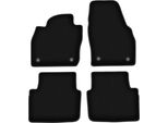 Tappetini In Velluto Per Skoda Kamiq (2019-, Crossover) Neri, Set 4 Pz, Con Fissaggi