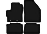 Tappetini In Velluto Per Toyota Yaris Iv (2020-, Hatchback) Neri, Set 4 Pz, Con Fissaggi