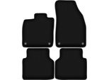 Tappetini In Velluto Per Skoda Enyaq Iv (2020-, Suv) Neri, Set 4 Pz, Con Fissaggi