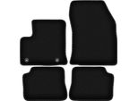 Tappetini In Velluto Per Opel Mokka-E (2020-, Crossover) Neri, Set 4 Pz, Con Fissaggi