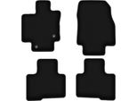 Tappetini In Velluto Per Toyota Highlander Iv (2021-, Suv) Neri, Set 4 Pz, Con Fissaggi