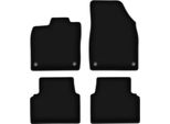Tappetini In Velluto Per Volkswagen ID.3 (2019-, Hatchback) Neri, Set 4 Pz, Con Fissaggi