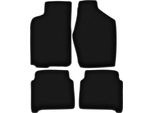 Tappetini In Velluto Per Toyota Camry V20 Ii (1986-1991, Berlina) Neri, Set 4 Pz, Con Fissaggi