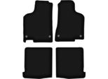 Tappetini In Velluto Per Volkswagen Lupo 3L (1997-2005, Hatchback) Neri, Set 4 Pz, Con Fissaggi