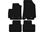 Tappetini In Velluto Per Renault Arkana (2021-, Crossover) Neri, Set 4 Pz, Con Fissaggi