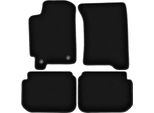 Tappetini In Velluto Per Subaru Impreza Gc Z Nawiewami (1992-2001, Hatchback, Berlina, Station Wagon) Neri, Set 4 Pz, Con Fissaggi