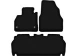 Tappetini In Velluto Per Renault Kangoo Express (2021-, Furgoncino) Neri, Set 3 Pz, Con Fissaggi