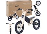 Coil Balance Bike, Bici Per Imparare A Camminare, Balance Bike Per Bambini, Balance Bike, Telaio In Legno, Ruota Da 12 Pollici - Pneumatici "Antiforatura"", Da 3 Anni, Nero"