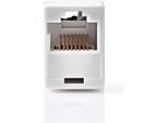 Connettore Di Rete | Cat5E | Non Protetto | RJ45 Femmina | RJ45 Femmina | Dritto | Abs | Scatola