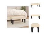 Panca Vidaxl Crema 70X30X30 Cm In Tessuto - Panche