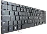 Tastiera - Colore: Nero - Con Illuminazione - Senza Cornice - Layout Tastiera Tedesco Compatibile Con Samsung NP880Z5E