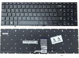 Tastiera - Colore: Nero - Con Illuminazione - Senza Cornice - Layout Tastiera Tedesco Compatibile Con Samsung NP880Z5E-X01