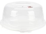 Vassoio Per Servire E Trasportare Torte Excellent Houseware, Polipropilene, 33X16 Cm, Bianco