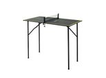 JOOLA Tischtennisplatte MINI inkl. Tischtennisnetz, klappbar, klein, 90 cm x 45 cm x 76 cm, dark-grey
