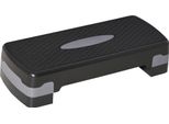 Homcom Stepping Board Aerobic Fitness Exercise Bike Stepper 2-Step Altezza Regolabile (10/15 Cm) Nero+Grigio 68 X 29 X 15 Cm