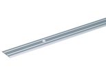 Alberts 484132 Profilo Di Transizione, Con Due Scanalature, Alluminio, Anodizzato Argento, 900 X 25 Mm