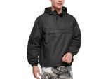 Brandit - Giacca A Vento Windbreaker Pull-Over Nero - 4XL
