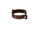 Bryza Morsetto Di Scarico Zincato Ø 90 Mm, Marrone Ral 8017