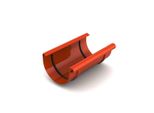 Bryza Raccordo Per Grondaia In Plastica Ø 125 Mm, Rosso Mattone Ral 8004