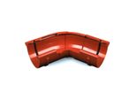 Bryza Angolo Esterno Regolabile Della Grondaia 120°-145° Plastica Ø 125 Mm, Rosso Mattone Ral 8004