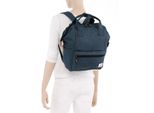 Cityrucksack KANGAROOS, Gr. B/H/T: 24cm x 31cm x 20cm, blau (dunkelblau), Nylon, unifarben, casual, Rucksäcke, Freizeitrucksack Arbeitsrucksack Schulrucksack