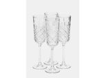 Van Well Gläserset Timeless , Klar , Glas , 4-teilig , 195 ml , 18.6x10x27.50 cm , Essen & Trinken, Gläser, Gläser-Sets