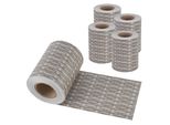 Pellicola Per Recinzione Jesteburg 4 X Rotolo 35 M X 19 Cm Pellicola Per La Privacy Con 80 Clip Di Fissaggio Resistente Alle Intemperie Uv Resistente Al Vento Grigio Look Rattan