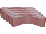 GüDe 38362 Nastro Abrasivo K100 Sb 150X1220 Mm 5 Pezzi (Adatto Per GüDe #38352 Levigatrice A Nastro E A Disco Gbts 1100) Rosso