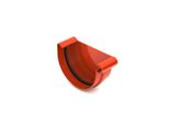 Bryza Grondaia Frontale Giusta In Plastica Ø 125 Mm, Rosso Mattone Ral 8004