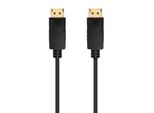 Displayport 1.2 Ccs 4K Aisens A124-0738/ Displayport Maschio - Displayport Maschio/ Fino A 5W/ 2300Mbps/ 1M/ Nero