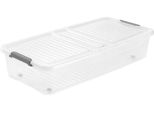 Keeeper 1100200100000 Keeeper Box Sotto Il Letto "Leo"", 53 Litri, Trasparente"